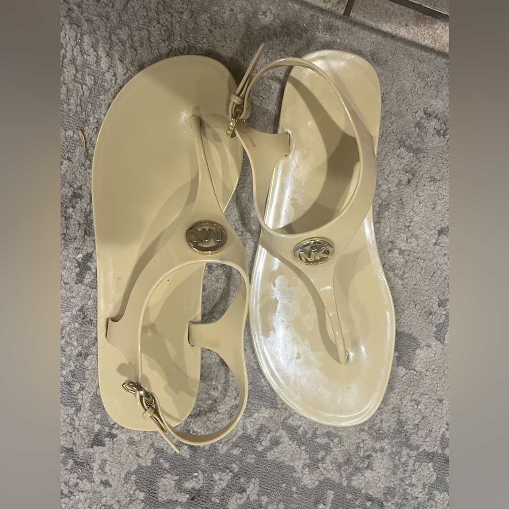 Michael Kors beige sandles